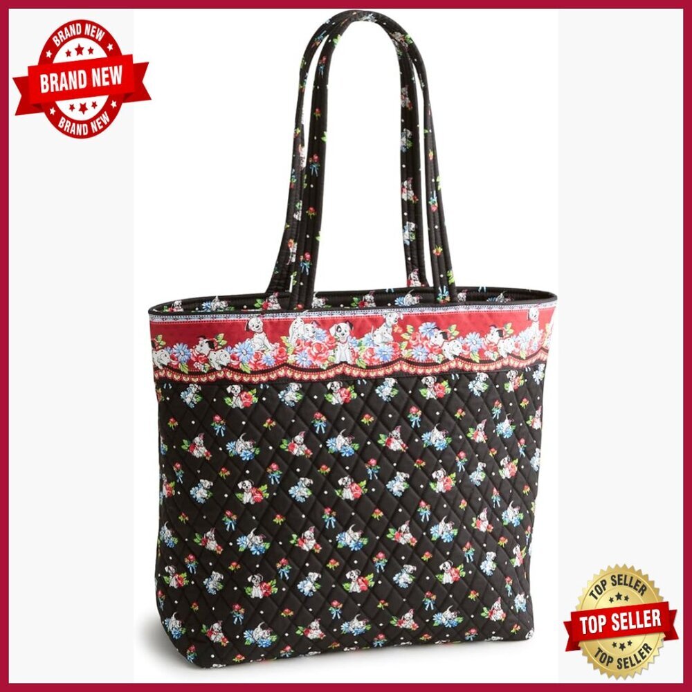 Premium Cotton Zip Tote Bag with Shoulder Strap, 15x15x7 Inches